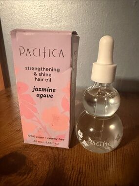 Pacifica Jasmine Agave Strengthening & Shine Hair Oil - New in Box- 1.55 fl oz